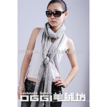 Женский супердлинный шарф из 100% шерсти с драпировкой